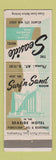 Matchbook Cover - The Seaside Hotel Atlantic City NJ