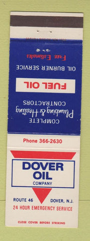 Matchbook Cover - Dover Oil Company Dover NJ