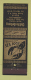 Matchbook Cover - Old Heidelberg Restaurant Scotch Plains NJ lobster