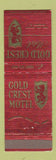 Matchbook Cover - Gold Crest Motel Wildwood NJ