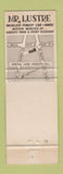 Matchbook Cover - Mr Lustre Car Wash Spring Lake Heights NJ