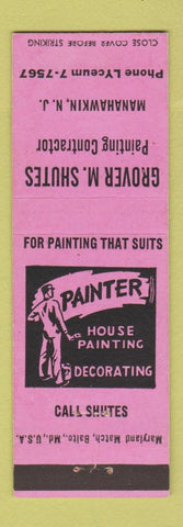 Matchbook Cover - Grover Shutes Painting Contractor Manahawkin NJ