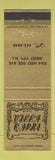 Matchbook Cover - Villa Capri Jersey City NJ