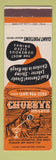Matchbook Cover - Chubby's Hearth West Collingswood NJ