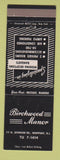 Matchbook Cover - Birchwood Manor Whippany NJ