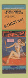 Matchbook Cover - Joe Lung's Restaurant Austin TX pinup