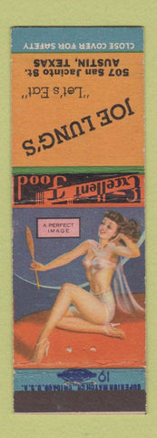 Matchbook Cover - Joe Lung's Restaurant Austin TX pinup