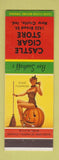 Matchbook Cover - Ben Saathoff's Castle Cigar Store New Castle IN pinup