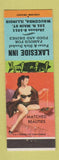 Matchbook Cover - Lakeside Inn Wauconda IL restaurant pinup