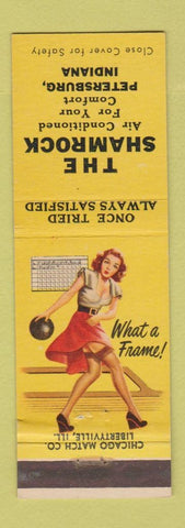 Matchbook Cover - The Shamrock Petersburg IN pinup