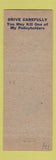 Matchbook Cover - Joe Calloway Insurance Fort Worth TX pinup
