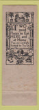 Matchbook Cover - Daisy Mae Inn Pittsburgh PA BBQ pinup