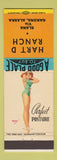 Matchbook Cover - Hard D Ranch Slana Gakona AK pinup