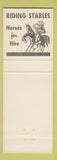 Matchbook Cover - Hard D Ranch Slana Gakona AK pinup