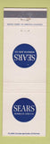 Matchbook Cover - Sears Roebuck and Company