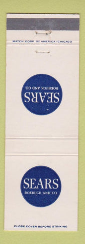 Matchbook Cover - Sears Roebuck and Company