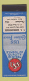 Matchbook Cover - USS Cyclone Fence TS Humrickhouse Cleveland OH