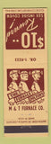 Matchbook Cover - The Furnace Doctors M&T Cleveland OH