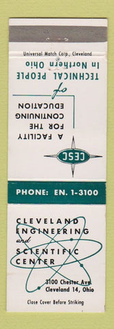 Matchbook Cover - Cleveland Engineering Scientific Center OH