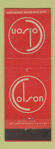 Matchbook Cover - Colson Corp Elyria OH