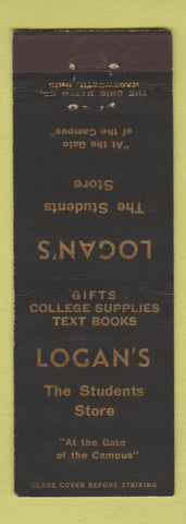 Matchbook Cover - Logan's Students Store Books