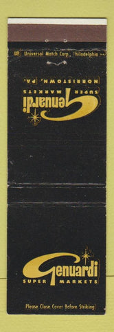 Matchbook Cover - Genuardi Grocery Store Norristown PA