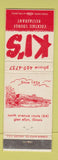 Matchbook Cover - Ki's Cocktail Lounge Restaurant Glen Ellyn IL