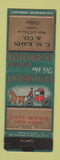 Matchbook Cover - Dobbs Hats EM Kahn Dallas TX WORN