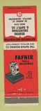 Matchbook Cover - Fafnir Ball Bearings Seattle WA
