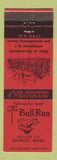 Matchbook Cover - The Bull Run Shirley MA