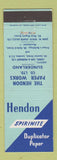 Matchbook Cover - Hendon Paper Works Sunderland UK England London Manchester