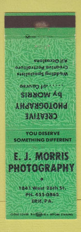 Matchbook Cover - EJ Morris Photography Erie PA