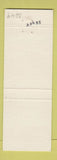 Matchbook Cover - EJ Morris Photography Erie PA