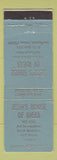 Matchbook Cover - Jesse's House of Ideas Harlingen TX