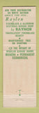 Matchbook Cover - Ranyor Doors James Vail Torrington CT