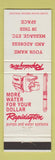 Matchbook Cover - Rapidayton Pumps Water Systems
