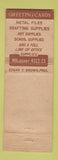 Matchbook Cover - Richardson Stationery Baltimore MD WEAR