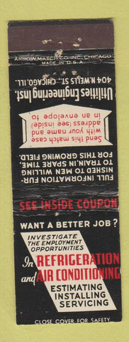 Matchbook Cover - Utilities Engineering Chicago IL
