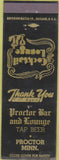 Matchbook Cover - Proctor Bar Lounge MN wear