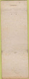 Matchbook Cover - Proctor Bar Lounge MN wear