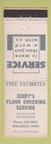 Matchbook Cover - Jerry's Floor Covering Service Wauseon OH