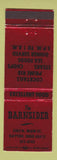Matchbook Cover - The Barnside Dayton OH restaurant
