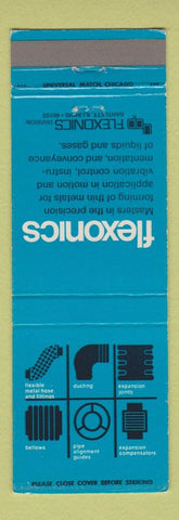 Matchbook Cover - Flexonics Bartlett IL Fittings Ducting