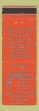 Matchbook Cover - Yeager's Restaurant Summit IL