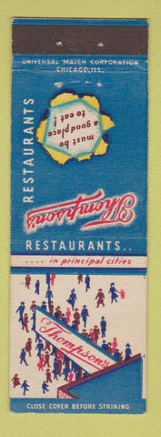 Matchbook Cover - Thompson's Restaurants