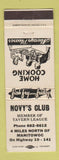 Matchbook Cover - Voy's Club Manitowoc WI