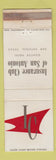 Matchbook Cover - Insurance Club of San Antonio TX WEAR