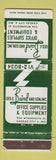Matchbook Cover - Geo Baird Office Supply Kansas City MO WEAR