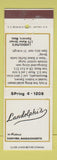Matchbook Cover - Landolphi's Restaurant Danvers MA