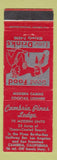 Matchbook Cover - Cambria Pines Lodge CA RED